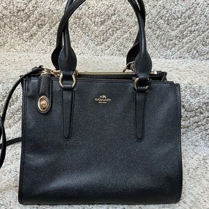 Coach Crosby Crossgrain Leather carryall